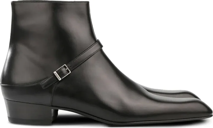Augustin buckle-detail ankle boots