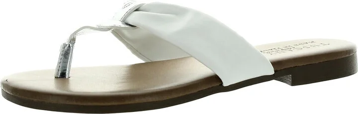 Aulina Womens Thong Flat Thong Sandals