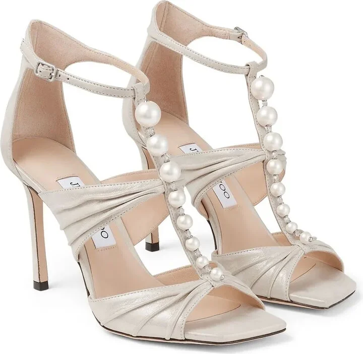 Aura 95mm stiletto sandals - Image 2