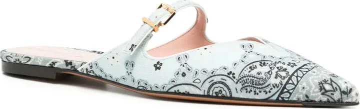 Aura paisley-print mules - Image 2