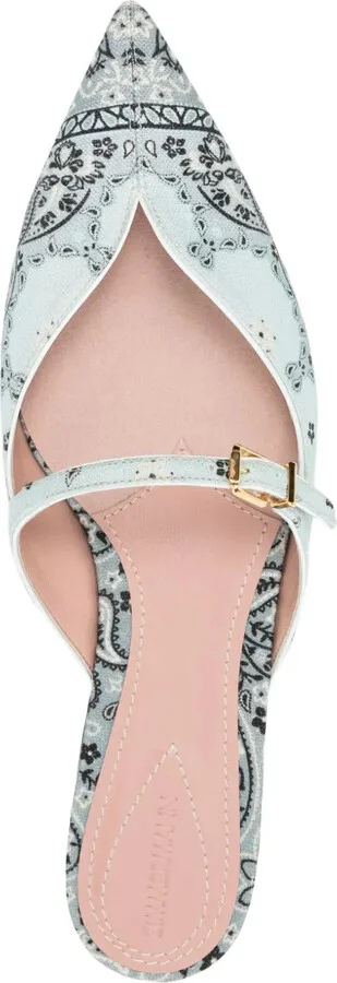 Aura paisley-print mules - Image 4