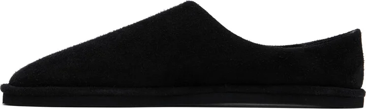 AURALEE Black Suede Slippers - Image 3