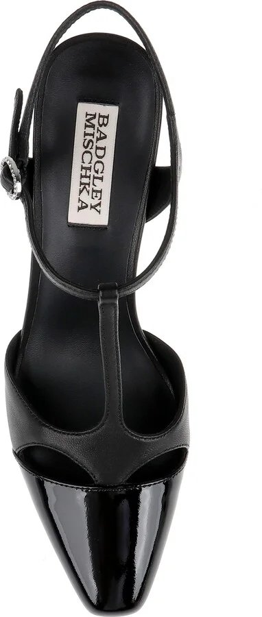 Aurelia Ankle Strap Cap Toe Pump - Image 5