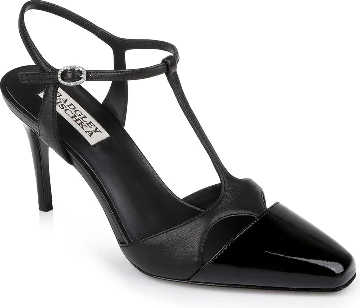 Aurelia Ankle Strap Cap Toe Pump