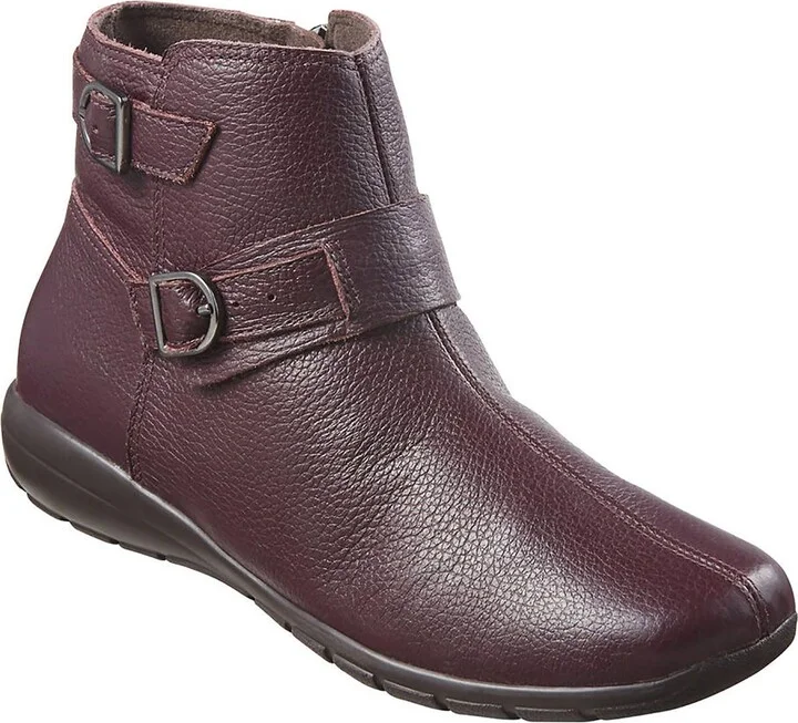 Aurelia Womens Zipper Ankle Boots