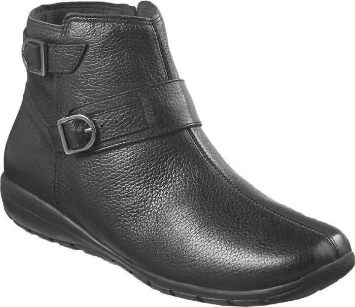 Aurelia Womens Zipper Round Toe Ankle Boots