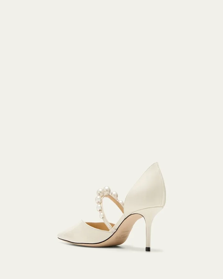 Aurelie d'Orsay Pearly Band Pumps - Image 4