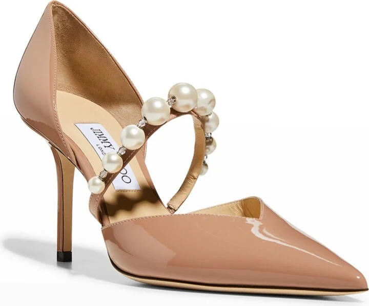 Aurelie d'Orsay Pearly Band Pumps - Image 2