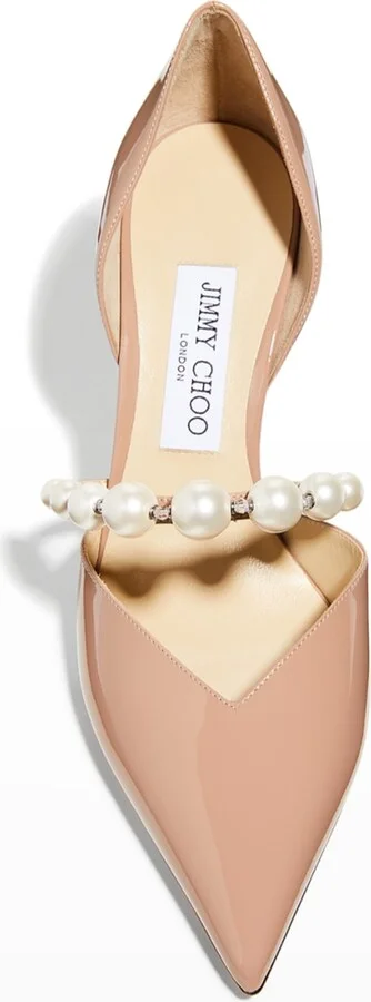 Aurelie d'Orsay Pearly Band Pumps - Image 3