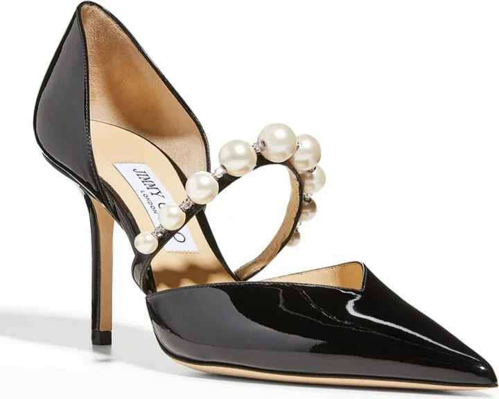Aurelie d'Orsay Pearly Band Pumps - Image 4