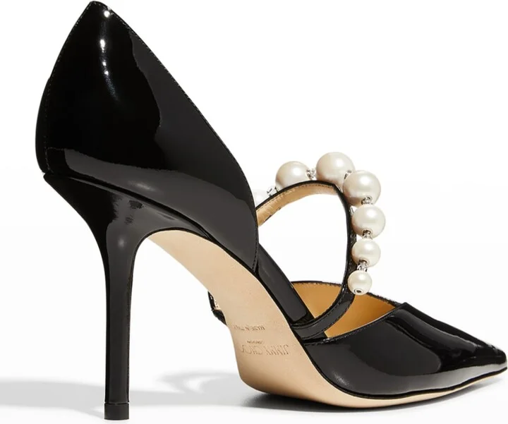 Aurelie d'Orsay Pearly Band Pumps - Image 10