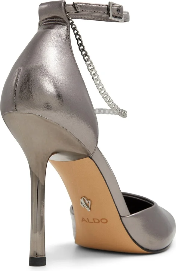 Aurelina Chain Ankle Strap Pointed Toe Pump - Image 2