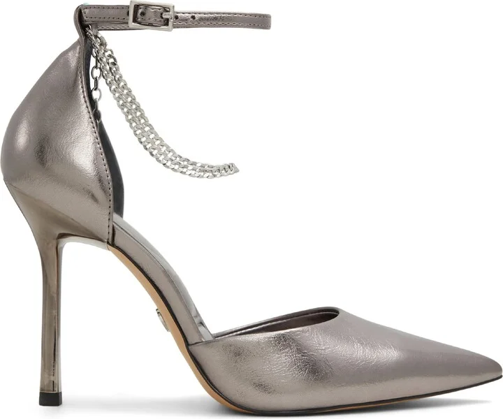 Aurelina Chain Ankle Strap Pointed Toe Pump - Image 3