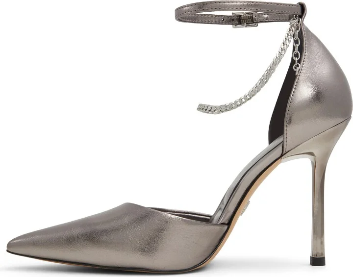 Aurelina Chain Ankle Strap Pointed Toe Pump - Image 6