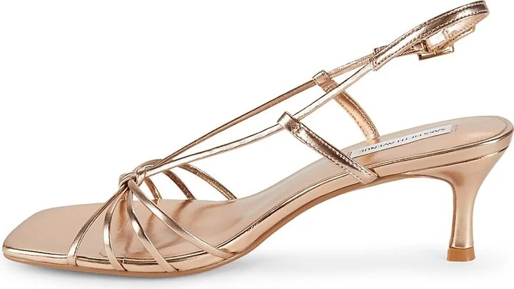 Aurora Leather Strappy Knot Sandals - Image 4