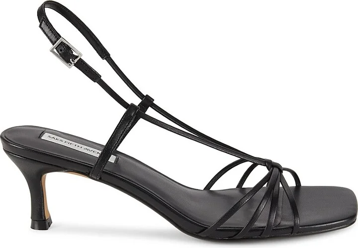Aurora Leather Strappy Knot Sandals
