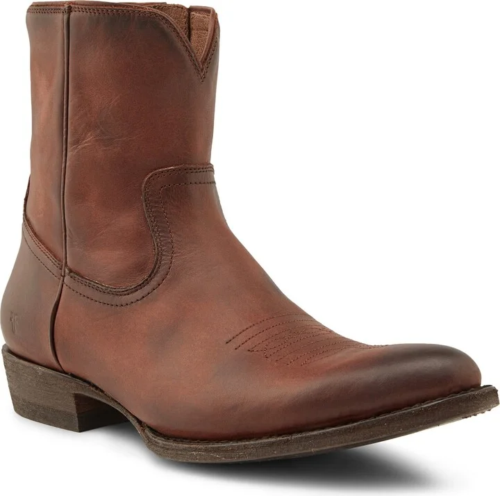 Austin Inside Zip Western Boot