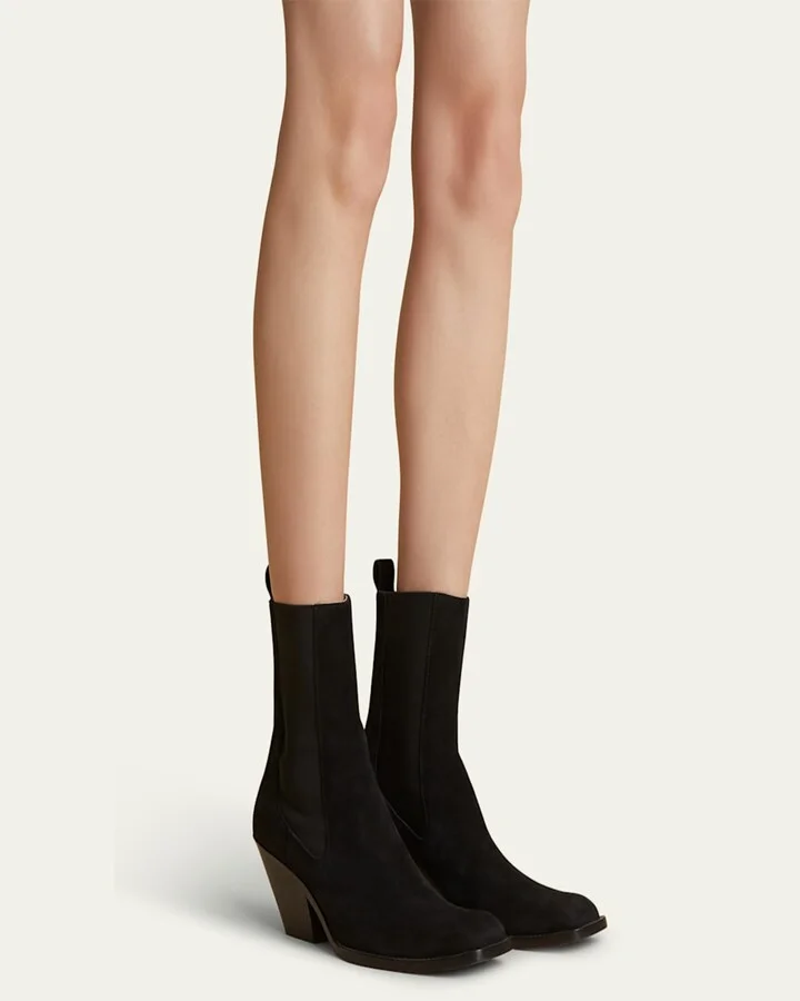 Austin Suede Chelsea Booties - Image 2