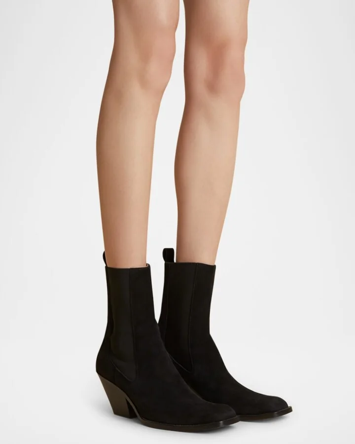 Austin Suede Chelsea Booties - Image 3