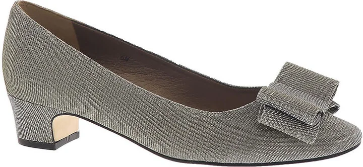 Austine Womens Padded Insole Bow Pumps