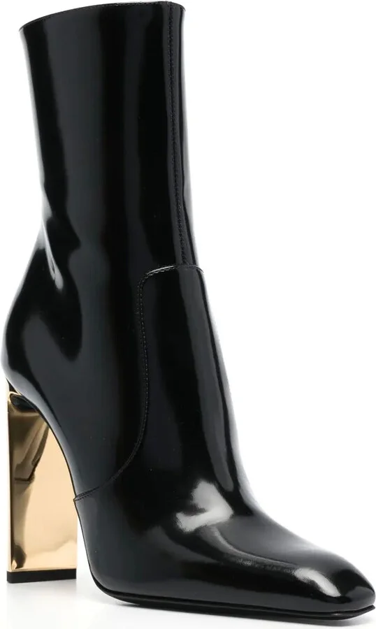 Auteuil 100mm leather boots - Image 2
