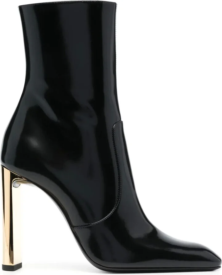 Auteuil 100mm leather boots