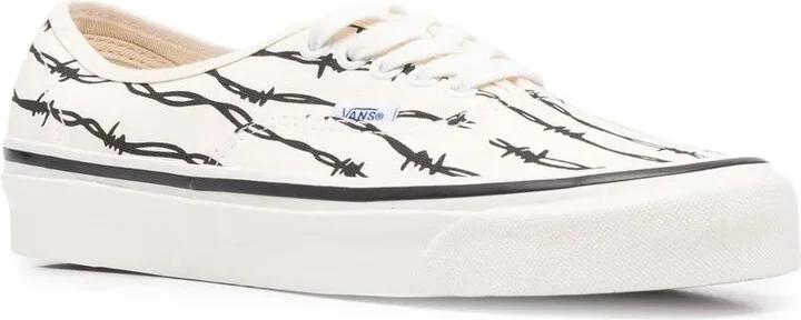 Authentic 44 barbed wire-print sneakers - Image 2