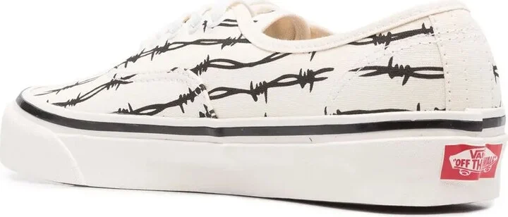 Authentic 44 barbed wire-print sneakers - Image 3