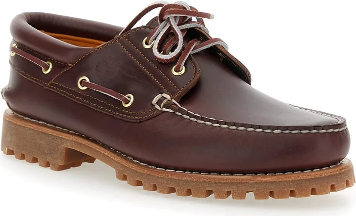 'authentic' Brown Loafers With Embossed Logo On The Side In Leather Man - Image 2