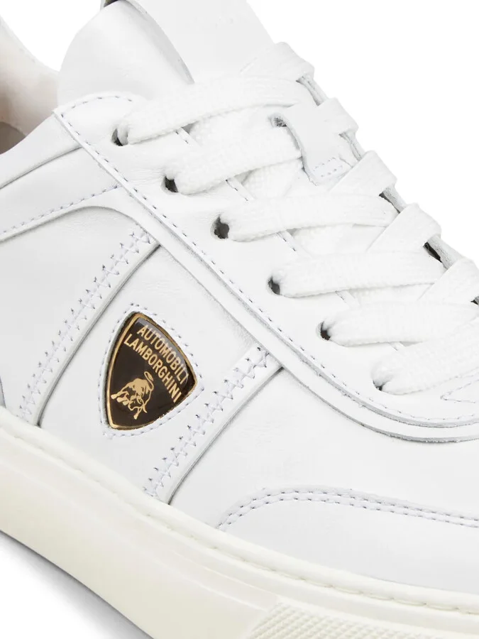 Automobili Lamborghini logo-debossed low-top sneakers - Image 5