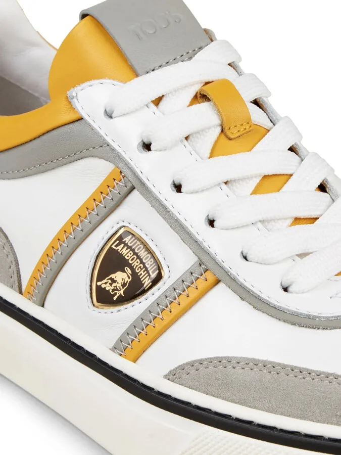Automobili Lamborghini logo-debossed low-top sneakers - Image 5