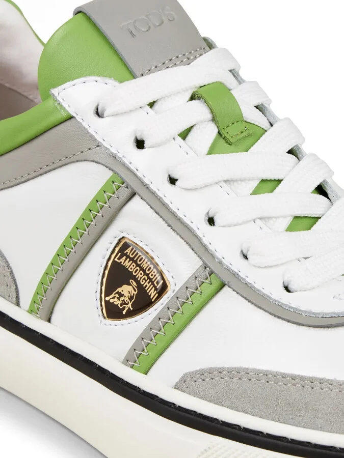 Automobili Lamborghini logo-debossed low-top sneakers - Image 5