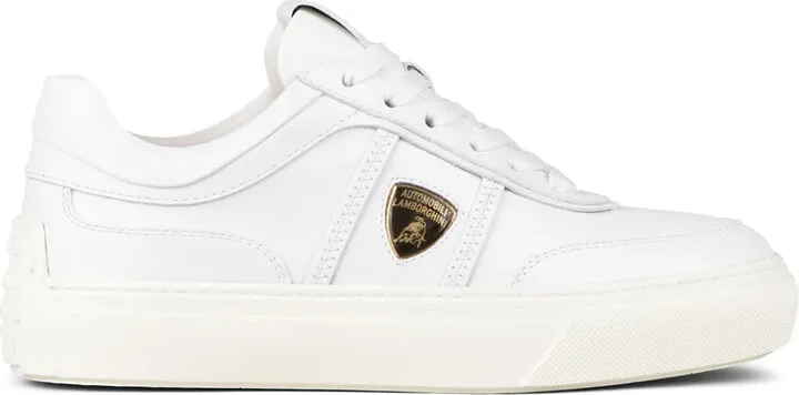 Automobili Lamborghini logo-debossed low-top sneakers