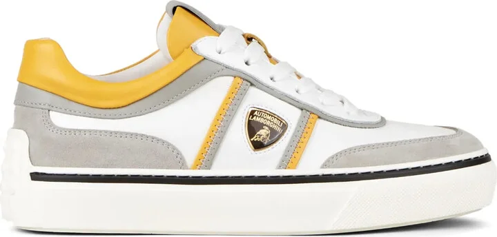 Automobili Lamborghini logo-debossed low-top sneakers