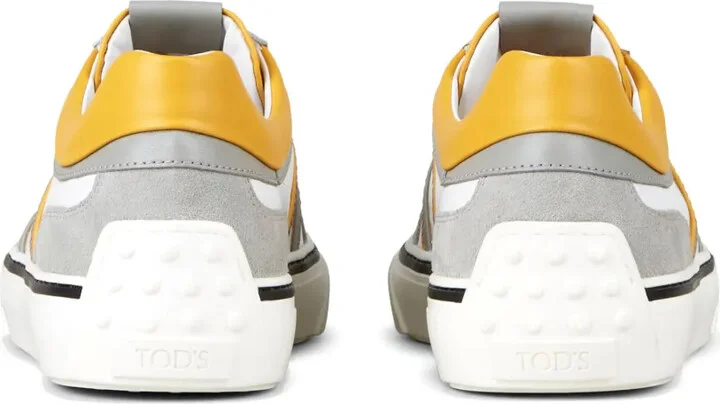 Automobili Lamborghini panelled lace-up leather sneakers - Image 2