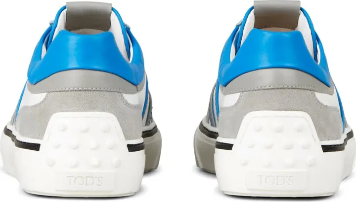 Automobili Lamborghini panelled lace-up leather sneakers - Image 3