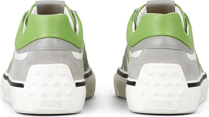 Automobili Lamborghini panelled lace-up leather sneakers - Image 3
