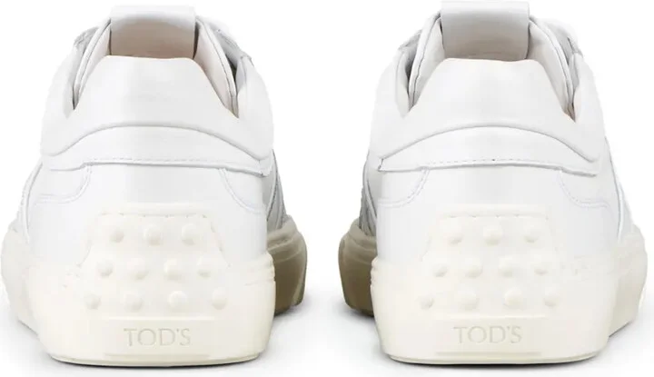 Automobili Lamborghini panelled lace-up leather sneakers - Image 3