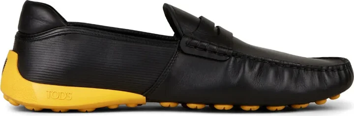 Automobili Lamborghini slip-on leather driving shoes