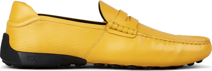 Automobili Lamborghini slip-on leather driving shoes