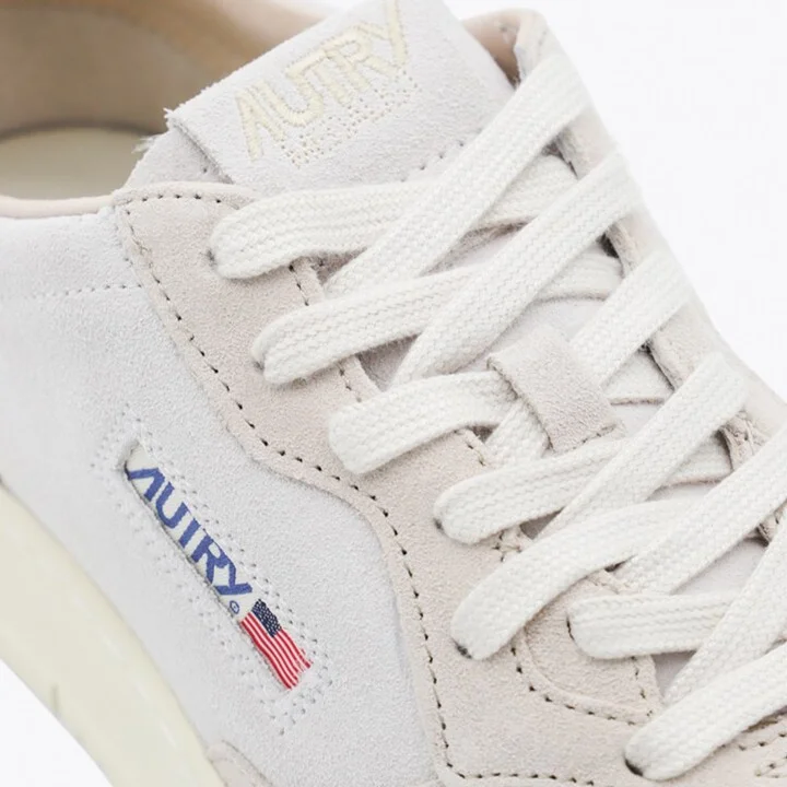 Autry Beige And Brown Leather Medalist Sneakers - Image 4