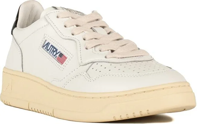 Autry Black And White Leather Medalist Low Sneakers - Image 3