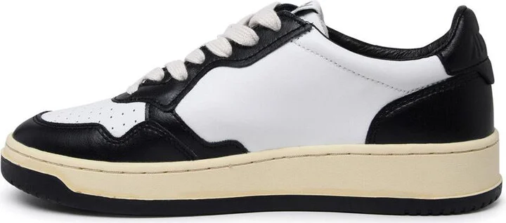 Autry Black And White Leather Medalist Sneakers - Image 3