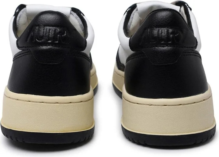 Autry Black And White Leather Medalist Sneakers - Image 4