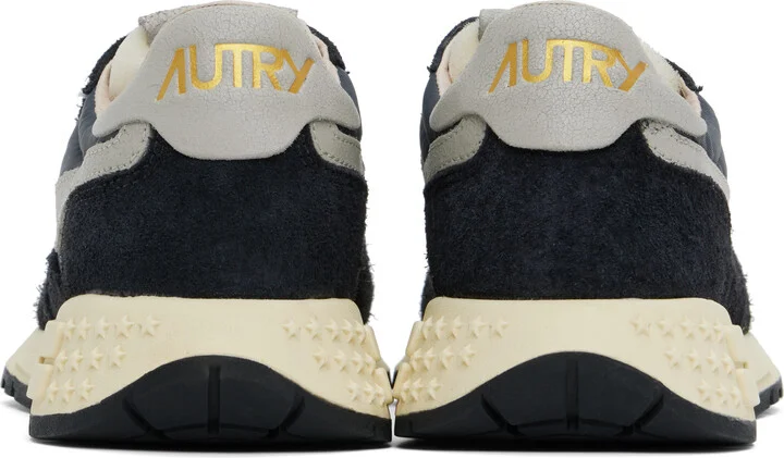 AUTRY Black & Gray Reelwind Low Sneakers - Image 2