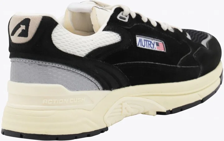 Autry Black Leather Hyperway Sneakers - Image 3