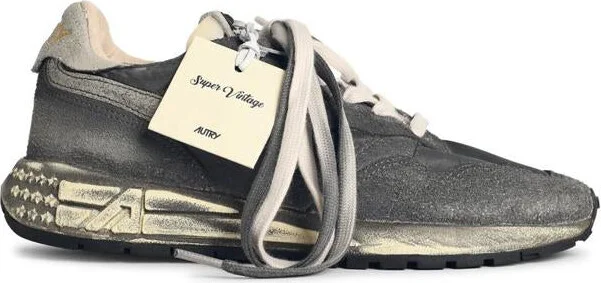 Autry Black 'Reelwind Sv' Sneakers