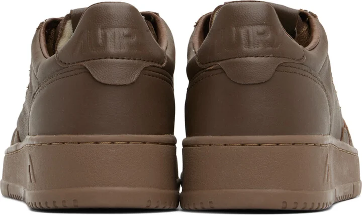 AUTRY Brown Medalist Low Sneakers - Image 2
