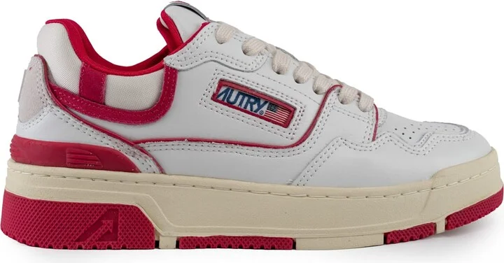 Autry Clc Sneakers In Leather And Suede