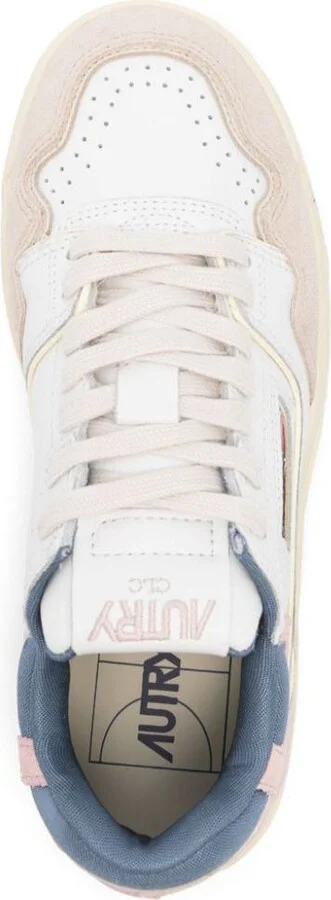 Autry Clc Sneakers In Leather With Suede Inserts - Image 4
